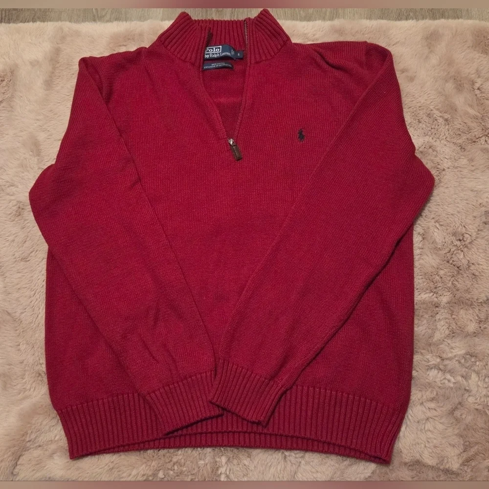Men's Polo by Ralph Lauren Red Sweater